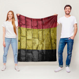 Belgien-Mauer Fleecedecke