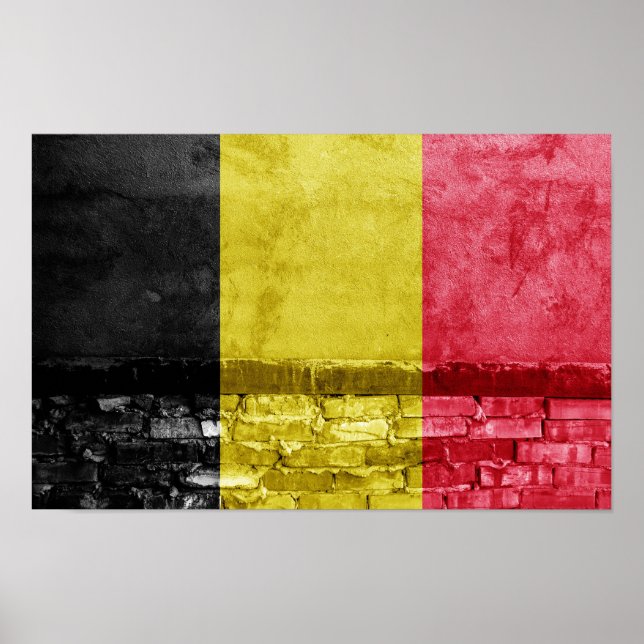 Belgien-Mauer Poster (Vorne)