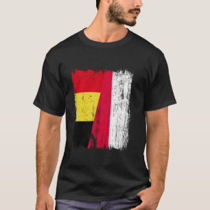 Belgien Polen Halbflagge Belgische Polnische Absta T-Shirt