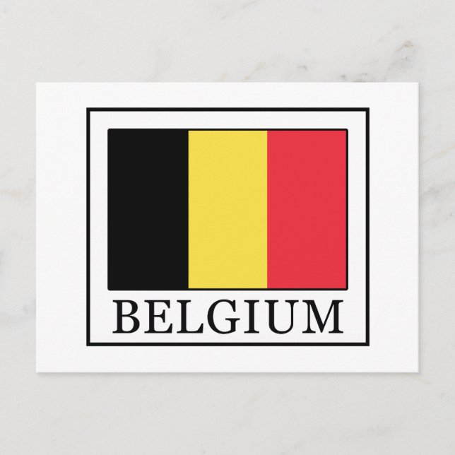 Belgien Postkarte (Vorderseite)
