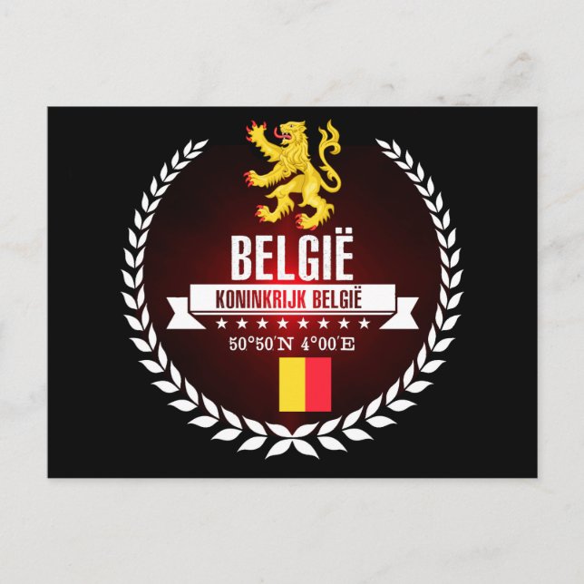 Belgien Postkarte (Vorderseite)