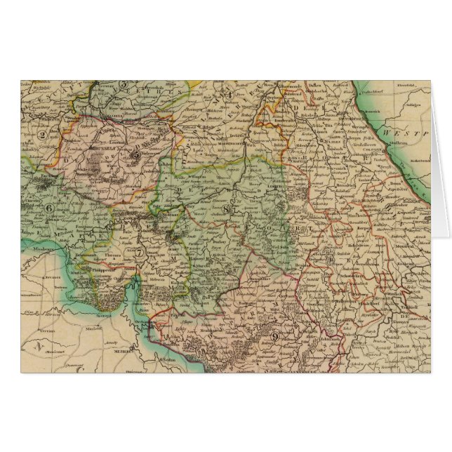 Belgien Provinzen (Vorderseite (Horizontal))