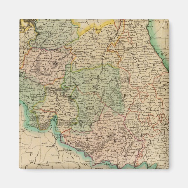 Belgien Provinzen Magnet (Vorne)