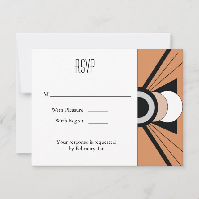 Belgien Response Card: Suntan RSVP Karte (Vorderseite)