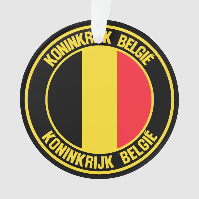 Belgien Runde Emblem Ornament (Vorderseite)
