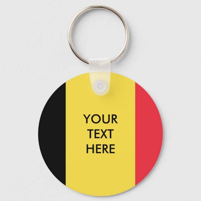 Belgien: Schlüsselanhänger für den Rundknopf "Belg (Vorderseite)