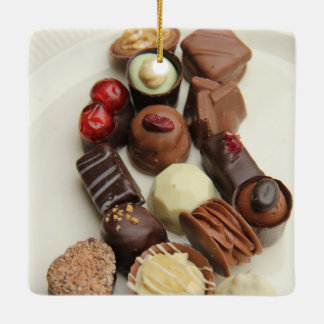 Belgien Schokolade Keramikornament