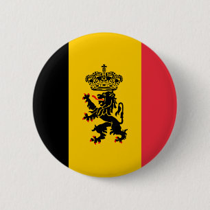 Belgien-Staats-Flaggen-Knopf Button