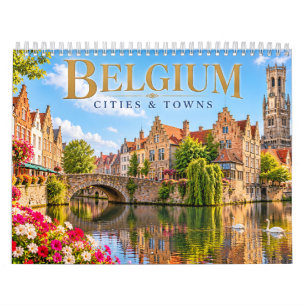 Belgien Städte und Ortschaften Kalender