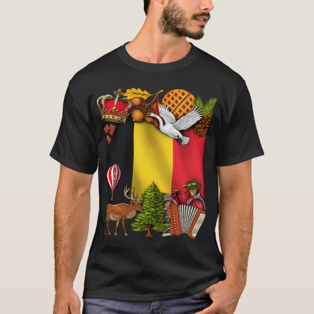 Belgien T-Shirt (Vorderseite)