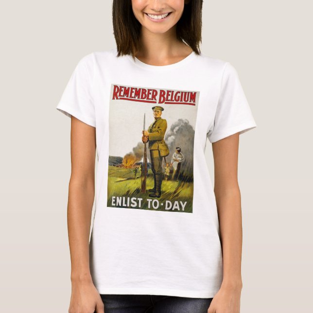 Belgien T-Shirt (Vorderseite)