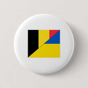 Belgien Ukraine Flagge Belgische Ukrainische Natio Button