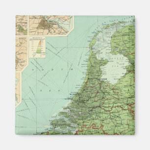 Belgien und Holland Magnet