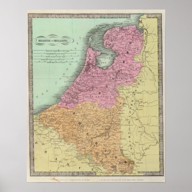 Belgien und Holland Poster (Vorne)