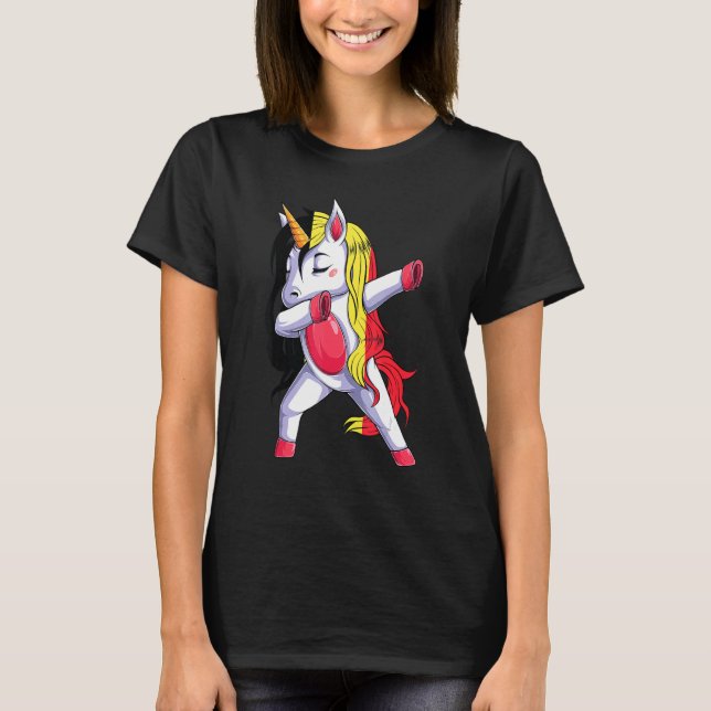 Belgien Unicorn Belgien T-Shirt (Vorderseite)