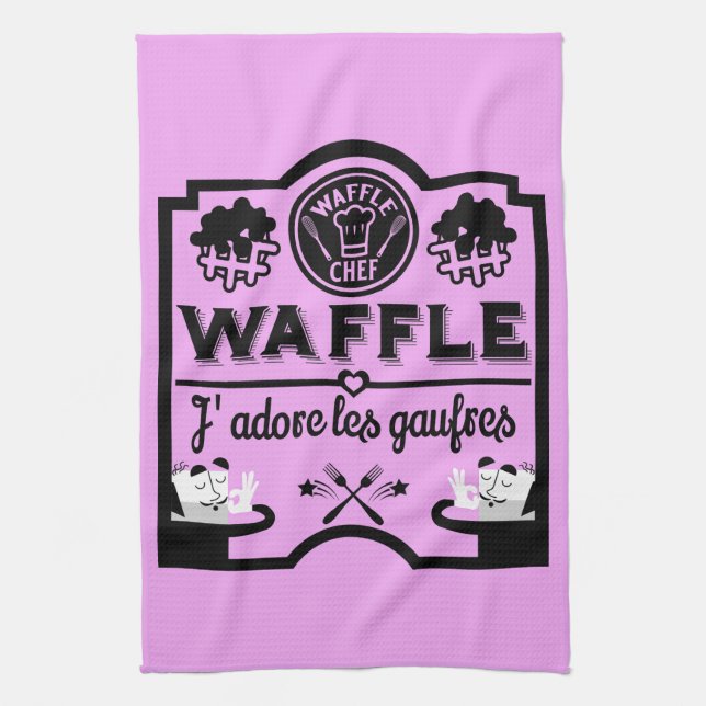 Belgien Waffeln Geschirrtuch (Vertikal)