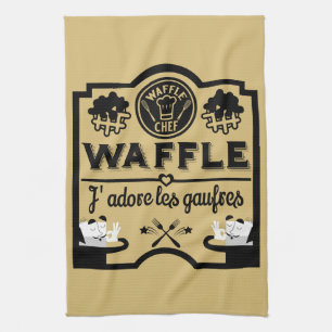 Belgien Waffeln Geschirrtuch
