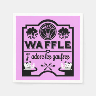 Belgien Waffeln Serviette