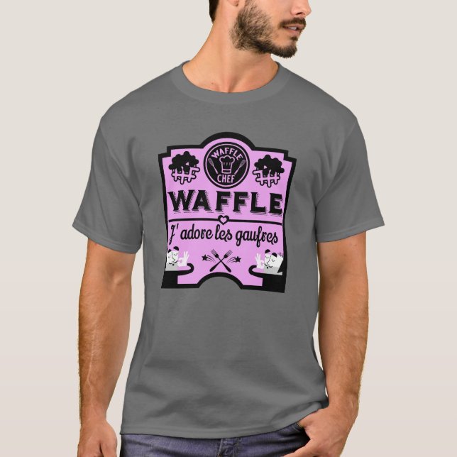 Belgien Waffeln T-Shirt (Vorderseite)