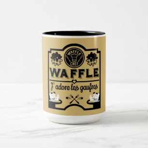 Belgien Waffeln Zweifarbige Tasse