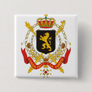Belgien-Wappen Detail Button