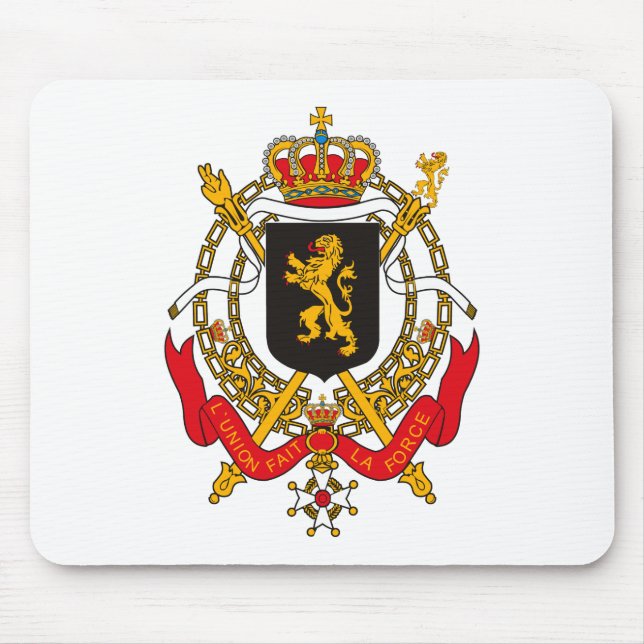 Belgien-Wappen Mousepad (Vorne)