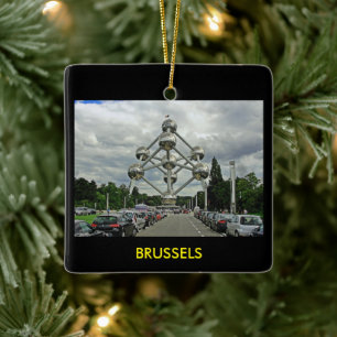 Belgien: Weihnachtsgeschenk am Landschaftlichen Pl Keramikornament