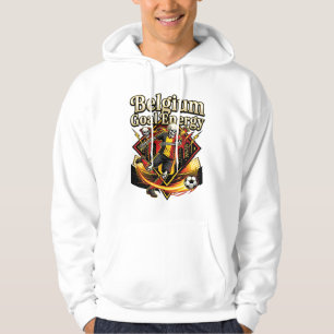 Belgien Ziel Energie Skelett Stürmer Nationen Fett Hoodie