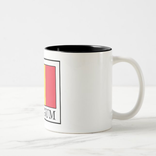 Belgien Zweifarbige Tasse (Rechts)