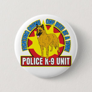 Belgier K9 Malinois Biss Button