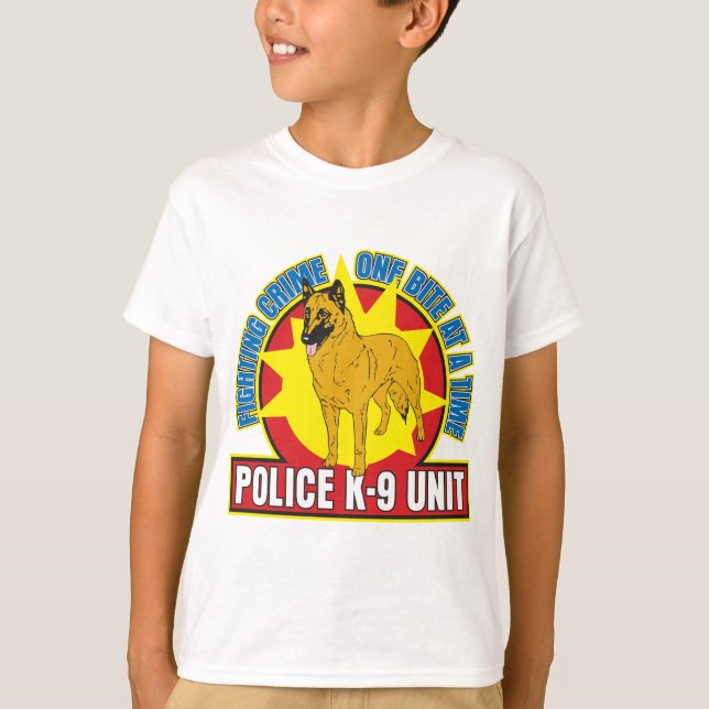 Belgier K9 Malinois Biss T-Shirt (Vorderseite)