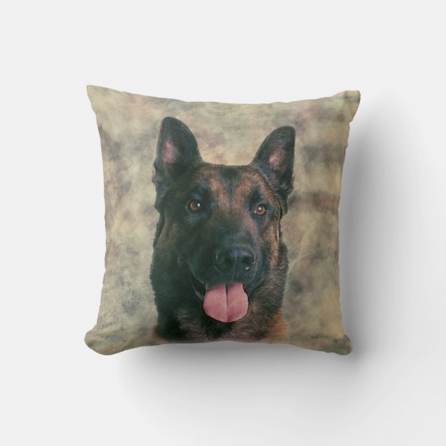 Belgier Malinois - belgischer Schäfer - Maligator Kissen (Vorderseite)