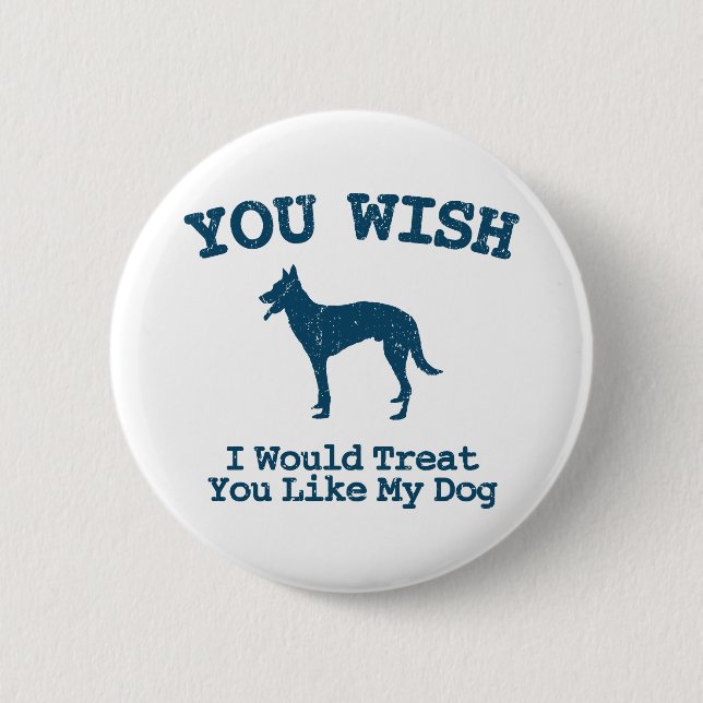 Belgier Malinois Button (Vorderseite)