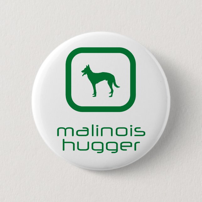 Belgier Malinois Button (Vorderseite)