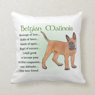 Belgier Malinois Erbe der Liebe Kissen