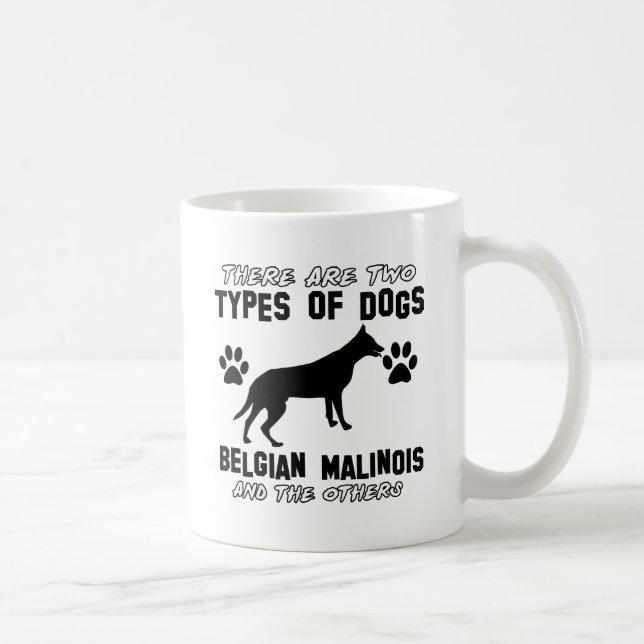 Belgier Malinois Hundeentwürfe Kaffeetasse (Rechts)