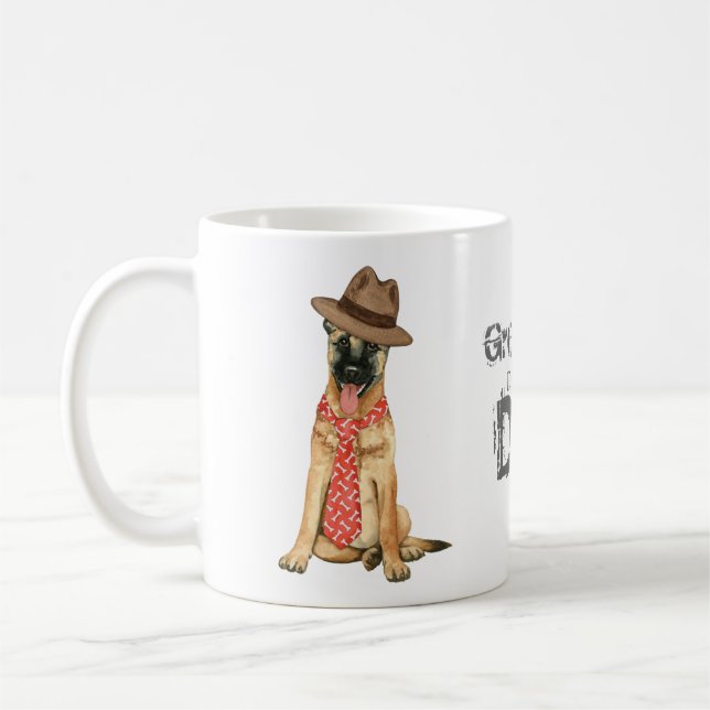 Belgier Malinois Vater Kaffeetasse (Links)
