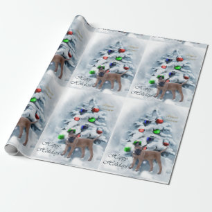 Belgier Malinois Weihnachten Geschenkpapier