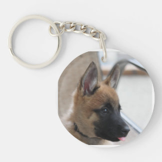 Belgier Malinois Welpen-Schlüsselanhänger Schlüsselanhänger