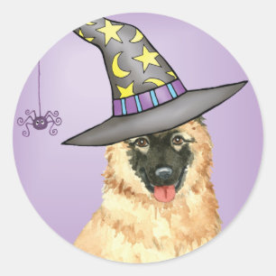 Belgier Tervuren Hexe Runder Aufkleber