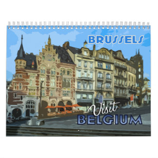 Belgique Calendrier 2023 de la série Visite...