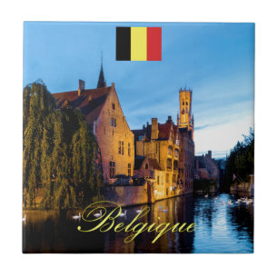 Belgique Medieval Brügge - Pro Foto Fliese