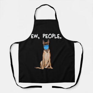 Belgisch Malinoi Ew People Dog Tragemaske Schürze