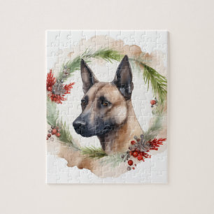 Belgisch Malinoi Weihnachtsschrei Festlicher Papi