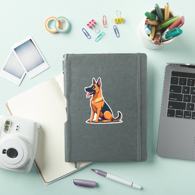 Belgisch Malinois (6) Aufkleber (iPad Hülle)