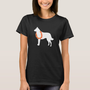 Belgisch Malinois Aloha Hawaiian Lei Dog T-Shirt