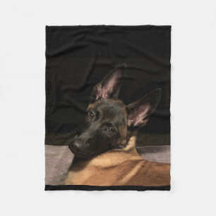 Belgisch Malinois Dog Fleecedecke
