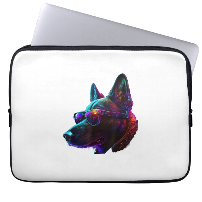 Belgisch Malinois Dogs Belgisch Malinois Laptopschutzhülle (Vorderseite)