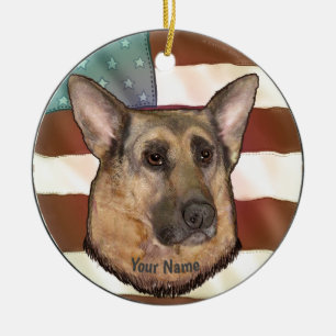 Belgisch Malinois Keramik Ornament
