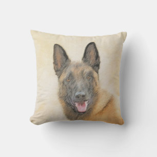 Belgisch Malinois Malerei - Niedliche Original Hun Kissen